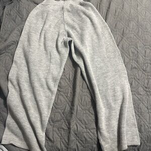 Men's Gray Knit Sweatpants